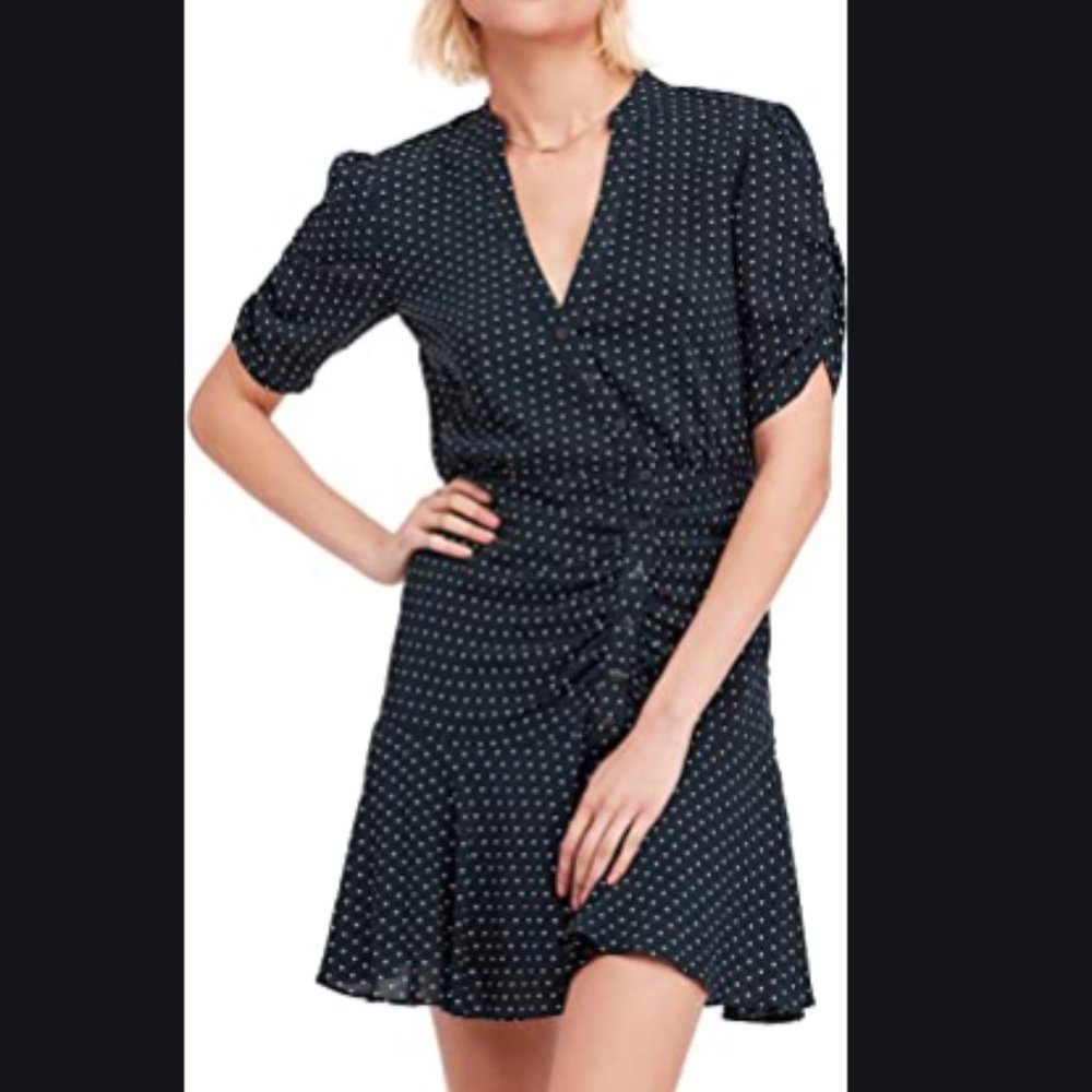 NWT Free People Pippa Polka Dot Mini Dress
